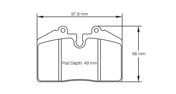 Pagid Brake Pad Set E1203 RSL29
