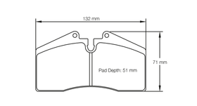 Pagid Brake Pad Set E1204 RS42 - 0