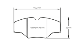 Pagid Brake Pad Set E1265 RSH42 - 0