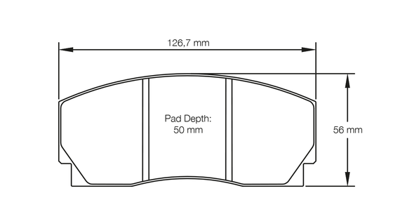 Pagid Brake Pad Set E1269 RSH42