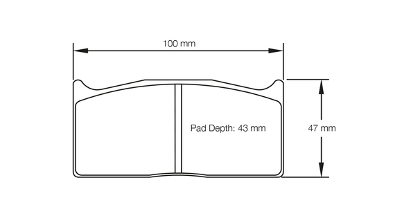 Pagid Brake Pad Set E1283 RS42