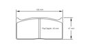 Pagid Brake Pad Set E1283 RST4-2