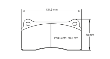 Pagid Brake Pad Set E1287 RSC1 - 0