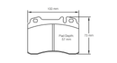 Pagid Brake Pad Set E1291 RSH29E-2