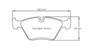 Pagid Brake Pad Set E1295 RSL29-2
