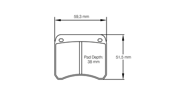 Pagid Brake Pad Set E1362 RSH42 - 0