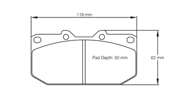 Pagid Brake Pad Set E1406 RSL29 - 0