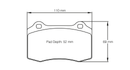 Pagid Brake Pad Set E1408 RS42-2