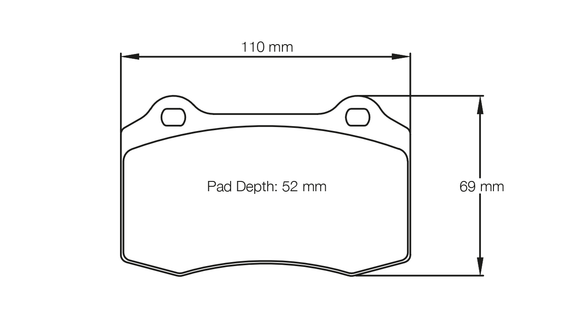 Pagid Brake Pad Set E1408 RSL1