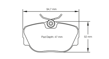 Pagid Brake Pad Set E1544 RS44 - 0