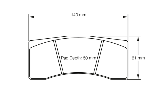 Pagid Brake Pad Set E1619 RSL1