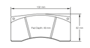 Pagid Brake Pad Set E1674 RS44-2