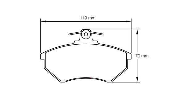 Pagid Brake Pad Set E1744 RSH42