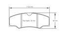 Pagid Brake Pad Set E1749 RSH42-2