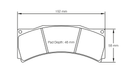 Pagid Brake Pad Set E1852 RS14-2