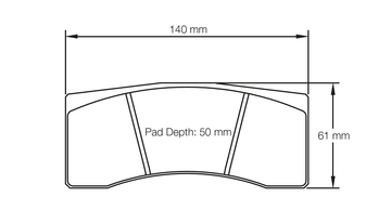 Pagid Brake Pad Set E1896 RSL29 - 0