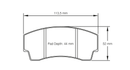Pagid Brake Pad Set E2127 RS42-2