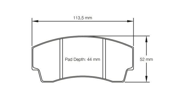 Pagid Brake Pad Set E2127 RS42