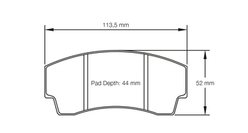 Pagid Brake Pad Set E2127 RSL1 - 0