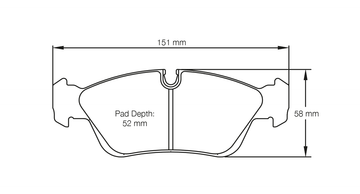 Pagid Brake Pad Set E2180 RSL29 - 0