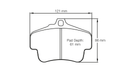 Pagid Brake Pad Set E2405 RS14-2