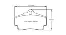 Pagid Brake Pad Set E2406 RST3-2