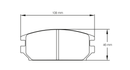 Pagid Brake Pad Set E2445 RS42-2