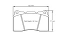 Pagid Brake Pad Set E2487 RSL1-2