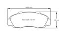 Pagid Brake Pad Set E2623 RSL29-2