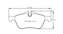 Pagid Brake Pad Set E2959 RSL19-2