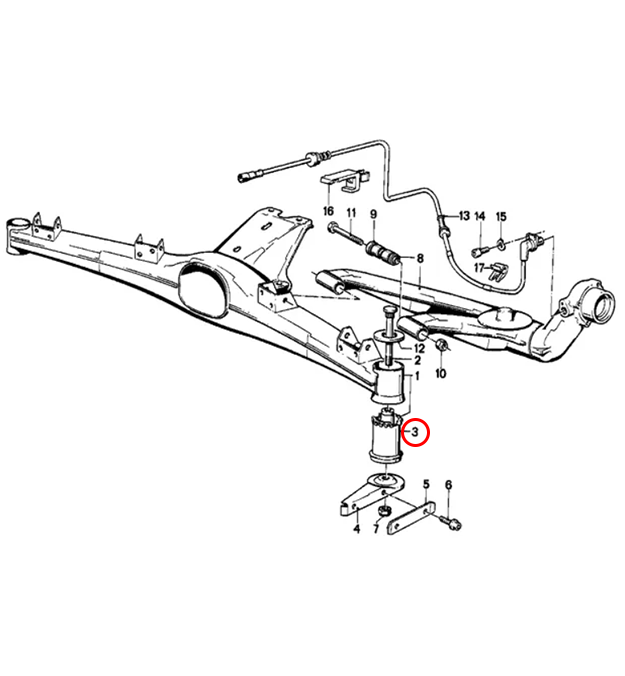 E30 Solid Subframe Raising Bushes