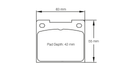 Pagid Brake Pad Set E3102 RSH3-2