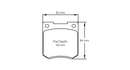 Pagid Brake Pad Set E3190 RSH42-2