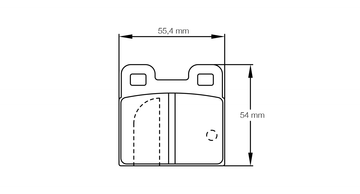 Pagid Brake Pad Set E4122 RSH42 - 0
