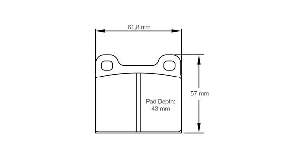 Pagid Brake Pad Set E4304 RSH3