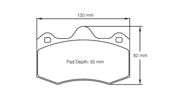 Pagid Brake Pad Set E4345 RS14 - 0