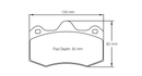 Pagid Brake Pad Set E4345 RSL29-2