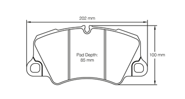 Pagid Brake Pad Set E4580 RSL1 - 0