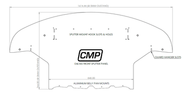 E46 Front Splitter Panel CAD File - MODE Auto Concepts