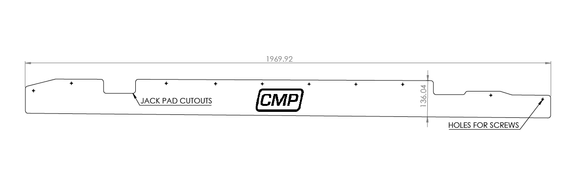 E46 Side Skirt Extensions CAD File - MODE Auto Concepts