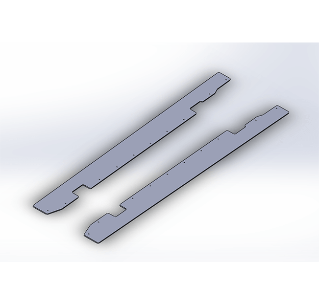 E46 Side Skirt Extensions CAD File - 0