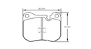 Pagid Brake Pad Set E4703 RSH42-2