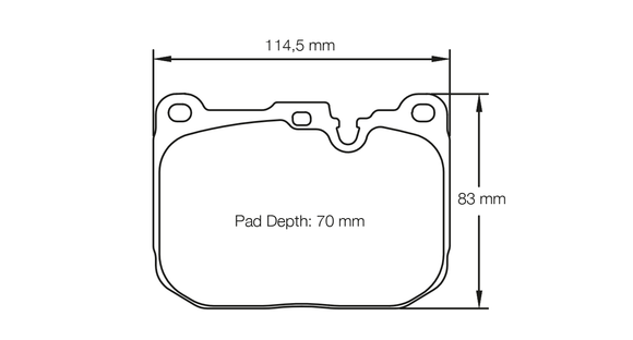 Pagid Brake Pad Set E4931 RSL29