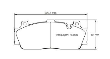 Pagid Brake Pad Set E4934 RSC1 - 0