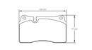 Pagid Brake Pad Set E4946 RSC1-2