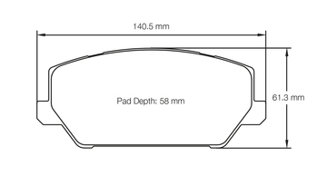 Pagid Brake Pad Set E7034 RSL2 - 0