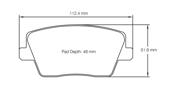 Pagid Brake Pad Set E7035 RSL2