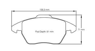 Pagid Brake Pad Set E8001 RSL29 - 0