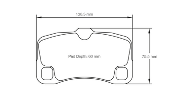 Pagid Brake Pad Set E8006 RSL1 - 0