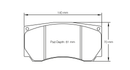 Pagid Brake Pad Set E8033 RST1-2